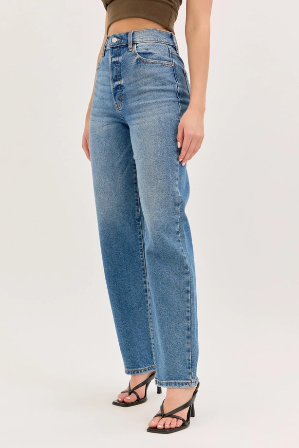 Medium Wash Dad Jeans